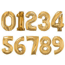 Reuze gouden helium cijfers