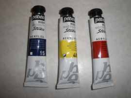Pebeo acrylic paint.