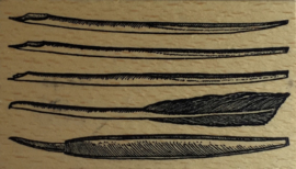 Goose feather stamp