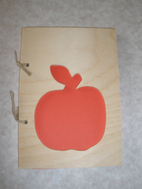 Wooden greeting card.