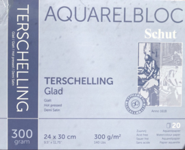 Schut Terschelling Aquarelblok glad.