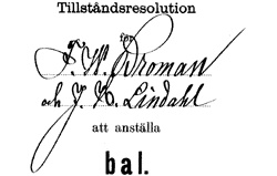 Handtekening uit 1889.