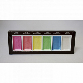 Gansai Watercolor paint pans.