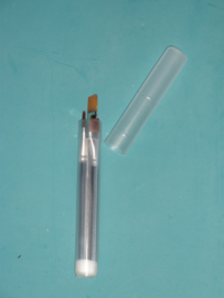 Brushes tube transparent
