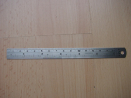Bookbinders ruler iron.
