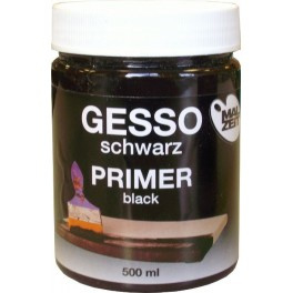 Gesso zwart.