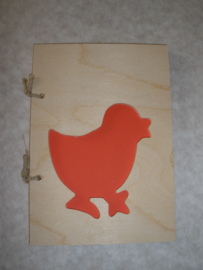 Wooden greeting card.