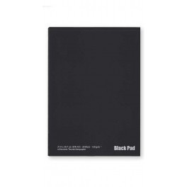 Black Pad, zwart papier, 300 gram, A4