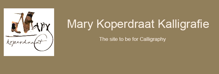 Mary Koperdraat Kalligrafie