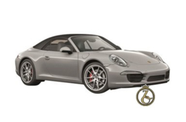 Porsche 911 S (991), zilver-rood