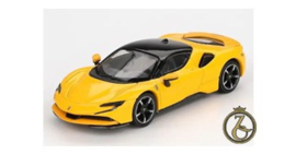 Ferrari SF90 '24, geel (Giallo Modena)