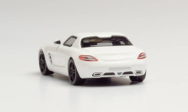 Mercedes Benz SLS AMG (zwarte velgen), wit
