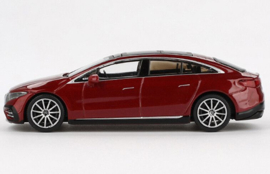 Mercedes Benz EQS 580 4Matic '24, rood metallic