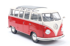 VW T1 Samba '62, rood/wit