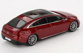 Mercedes Benz EQS 580 4Matic '24, rood metallic