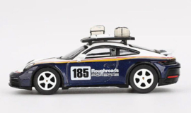 Porsche 911 (992) Dakar Rally #185 '23, wit/blauw metallic