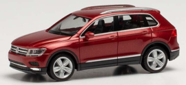 VW Tiguan, rood metallic