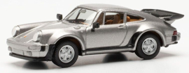 Porsche 911 Turbo, zilver metallic