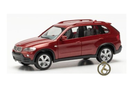 BMW X5, rood metallic