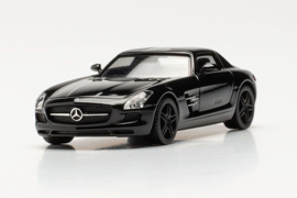 Mercedes Benz SLS AMG (zwarte velgen), zwart