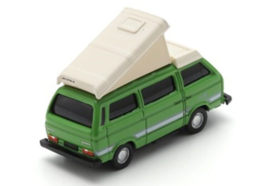 VW T3b Campingbus, groen/wit