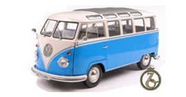 VW T1 Samba '62, blauw/wit