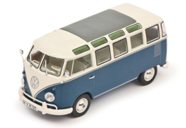 VW T1 Samba, blauw/wit