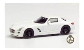 Mercedes Benz SLS AMG (zwarte velgen), wit