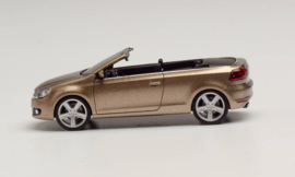 VW Golf V Cabrio, goud metallic