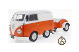 VW T1 Kool Kombi + aanhanger '50, oranje