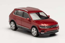 VW Tiguan, rood metallic