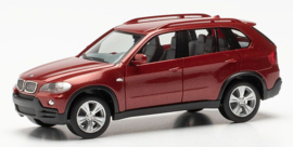 BMW X5, rood metallic