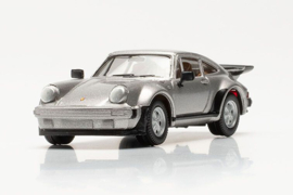 Porsche 911 Turbo, zilver metallic
