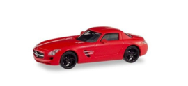 Mercedes Benz SLS AMG (zwart velgen), rood