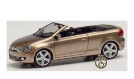 VW Golf V Cabrio, goud metallic