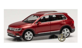 VW Tiguan, rood metallic