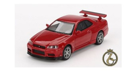 Nissan Skyline GT-R (R34) V-Spec active '99, rood