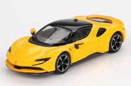 Ferrari SF90 '24, geel (Giallo Modena)