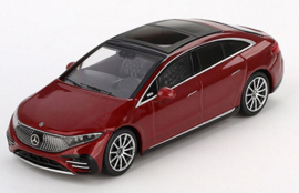 Mercedes Benz EQS 580 4Matic '24, rood metallic