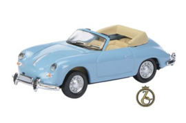 Porsche 356A Cabrio, blauw