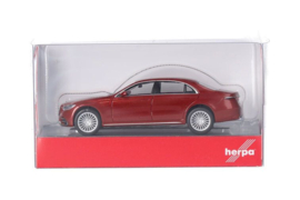 Mercedes Benz S klasse (V223), rood metallic