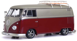 VW T1b Lowrider, rood/matt grijs