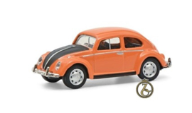 VW Kever, oranje/zwart