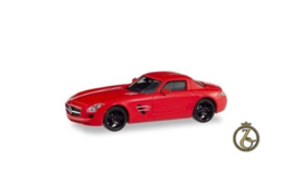 Mercedes Benz SLS AMG (zwart velgen), rood