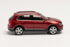 VW Tiguan, rood metallic