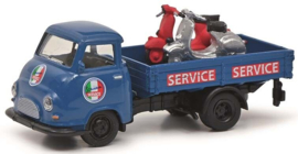 Hanomag Kurier Vespa Service + 2 Vespas