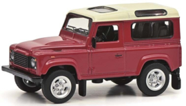 Land Rover Defender, rood-wit "Edition 1:64"