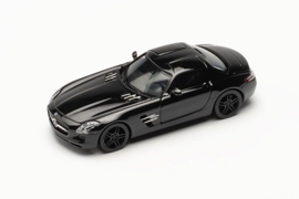 Mercedes Benz SLS AMG (zwarte velgen), zwart