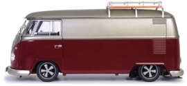 VW T1b Lowrider, rood/matt grijs