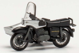MZ 250 + zijspan, zilver
